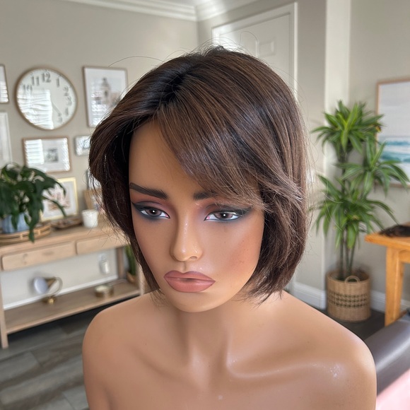 Pre-loved Custom Human Hair Topper - Picture 2 of 9